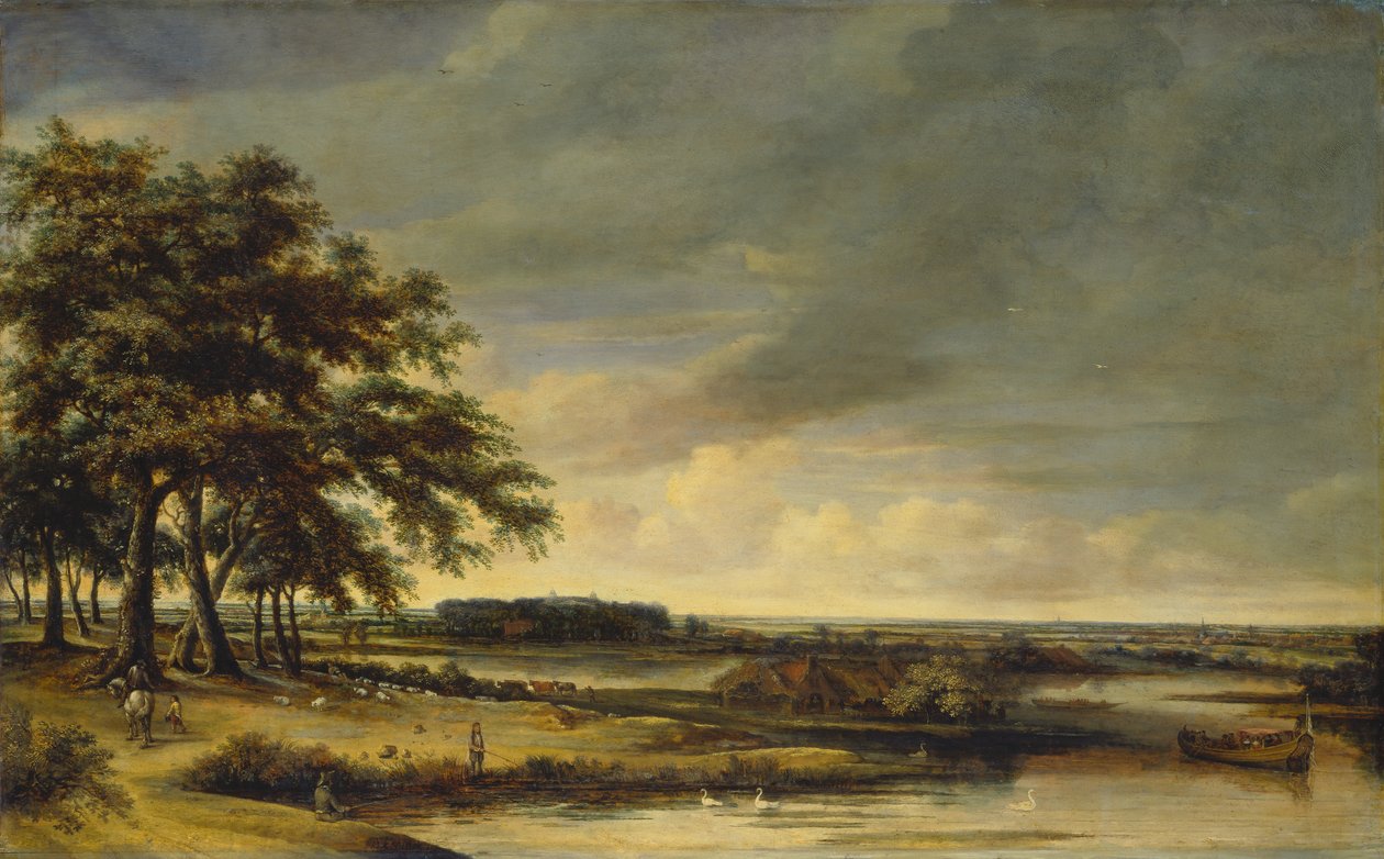 Paisagem neerlandesa de Philips Koninck