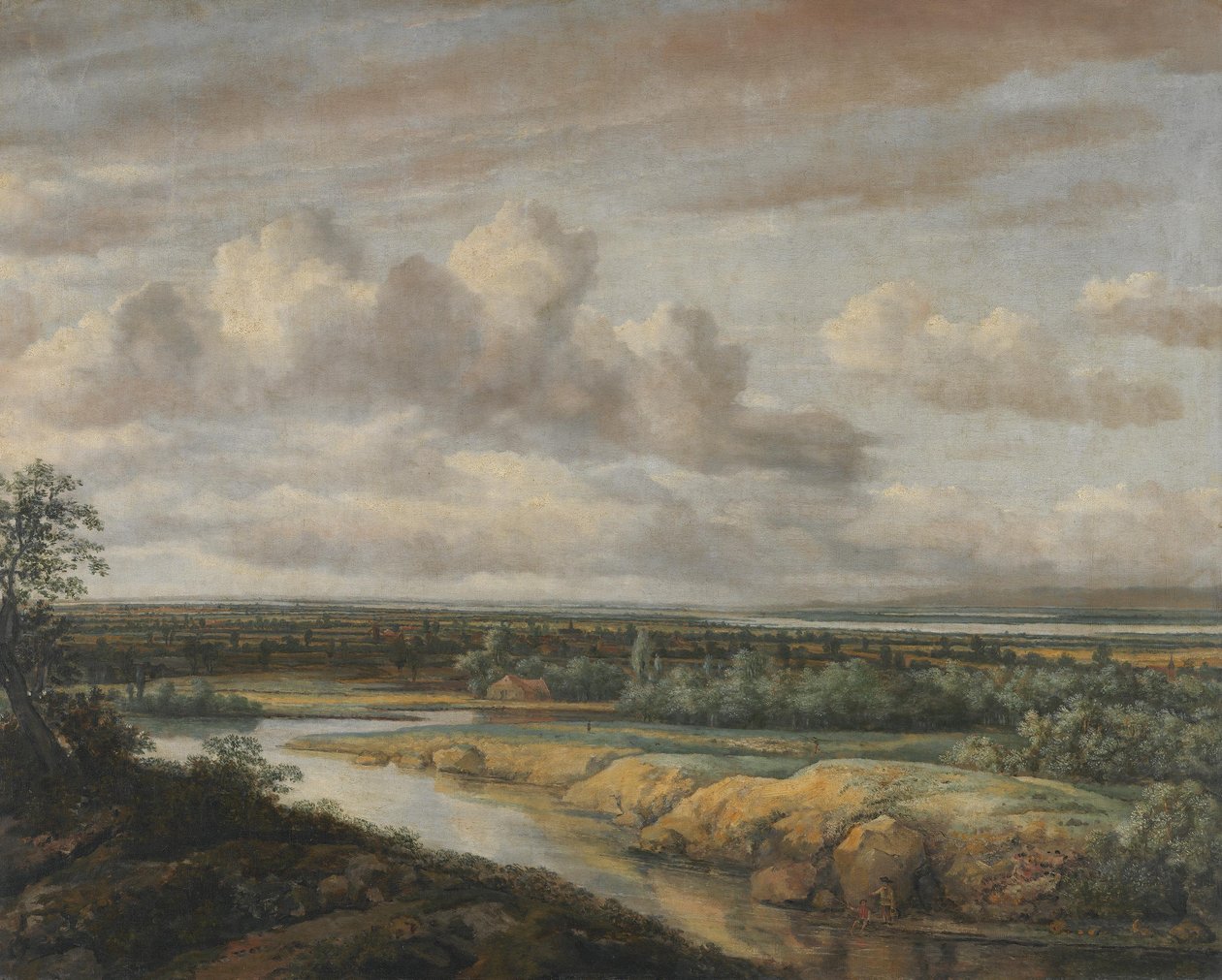 Paisagem plana de Philips Koninck