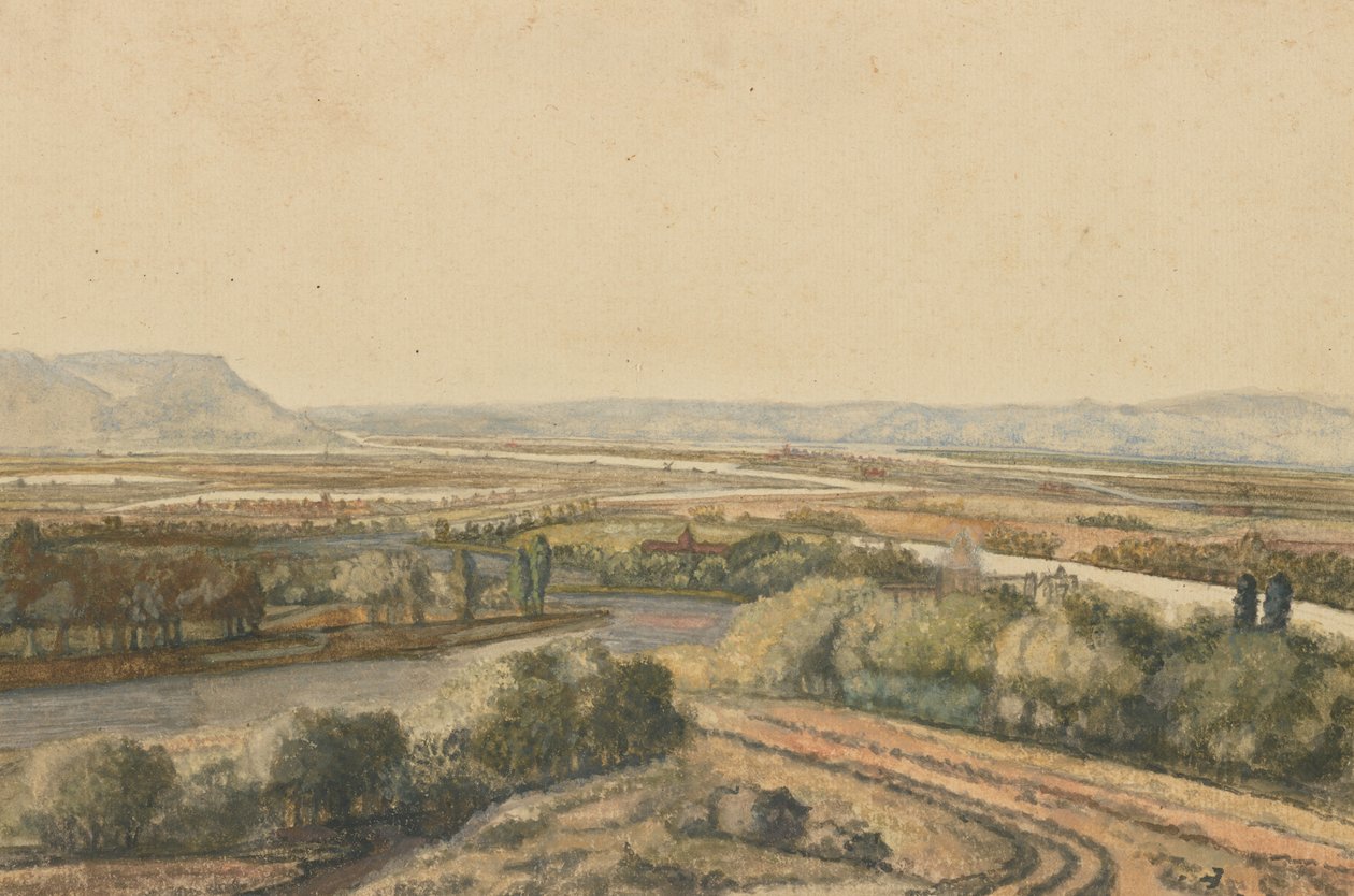Paisagem fluvial de Philips Koninck