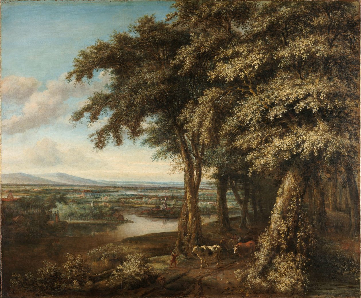 A Entrada para o Bosque de Philips Koninck