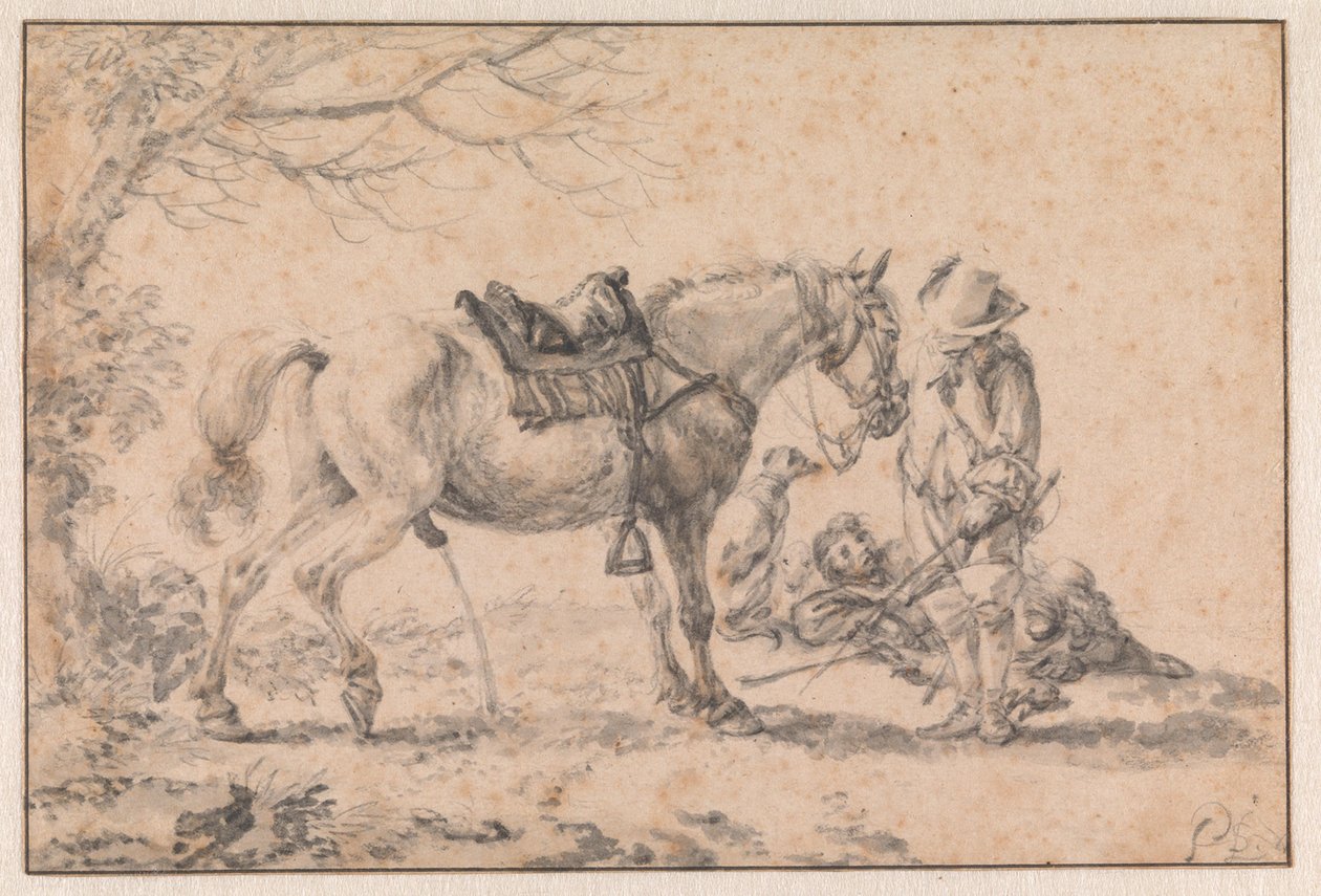 O cavalo a urinar de Philips Wouwerman