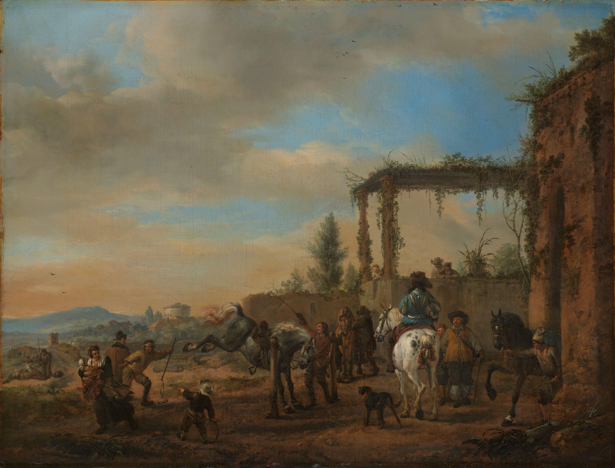 A Escola de Equitação
Uma Escola de Equitação de Philips Wouwerman