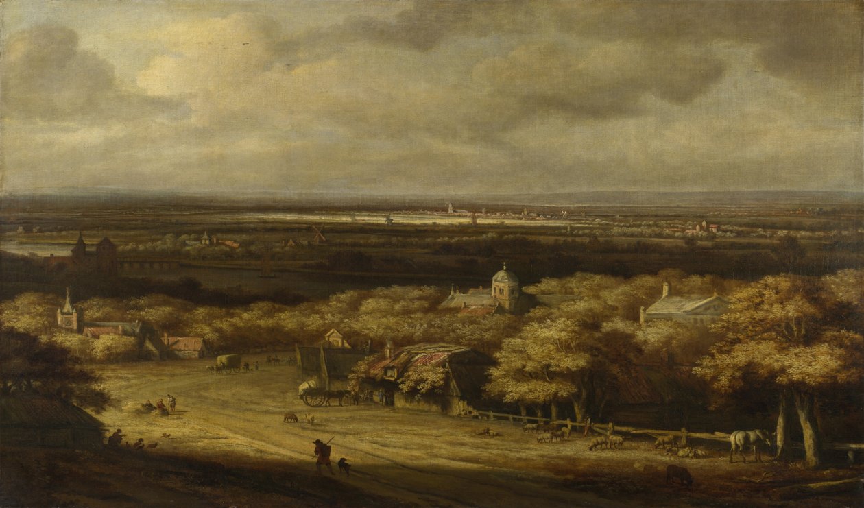 An Extensive Landscape, c. 1670 de Philips de Koninck