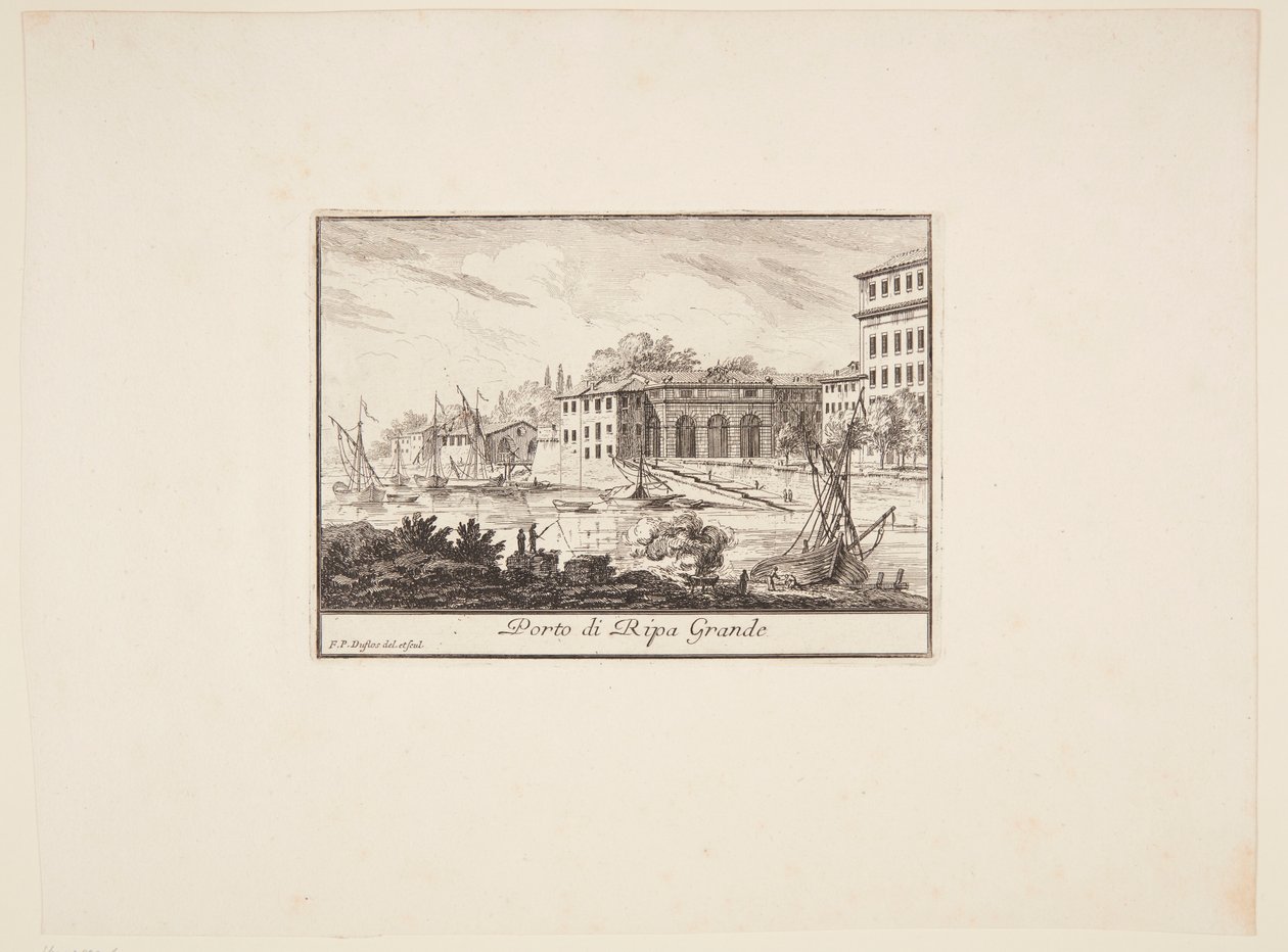 Dinamarquês: O porto de Ripo Grande de Philothée Francois Duflos