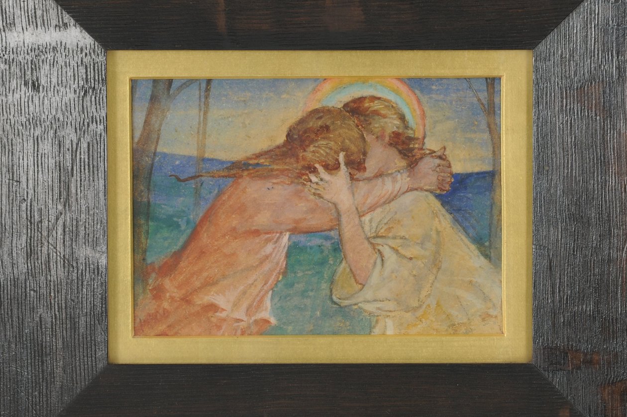 Encontro no Paraíso, c.1906 de Phoebe Anna Traquair