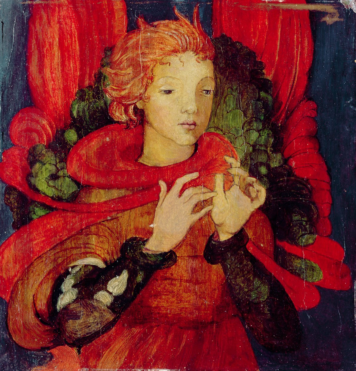 Um anjo, c.1890 de Phoebe Anna Traquair