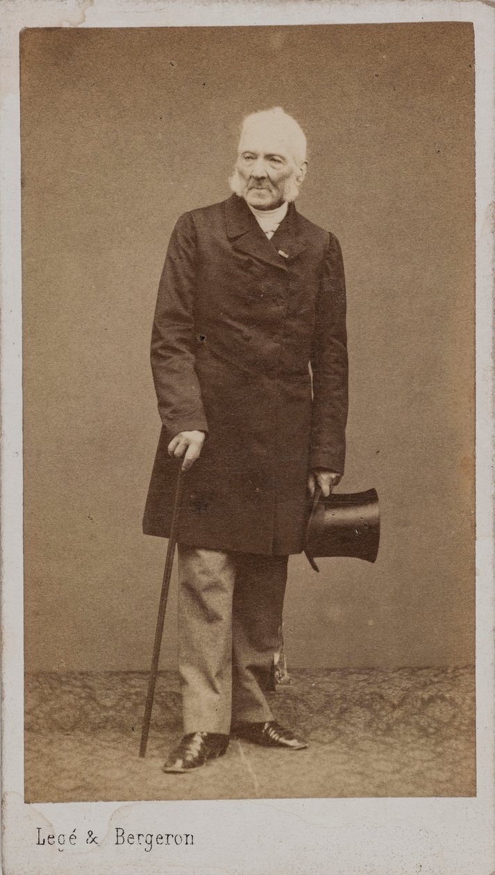 Retrato do Compositor Gustave Vogt 1781-1870. de Photo studio Legé and Bergeron.