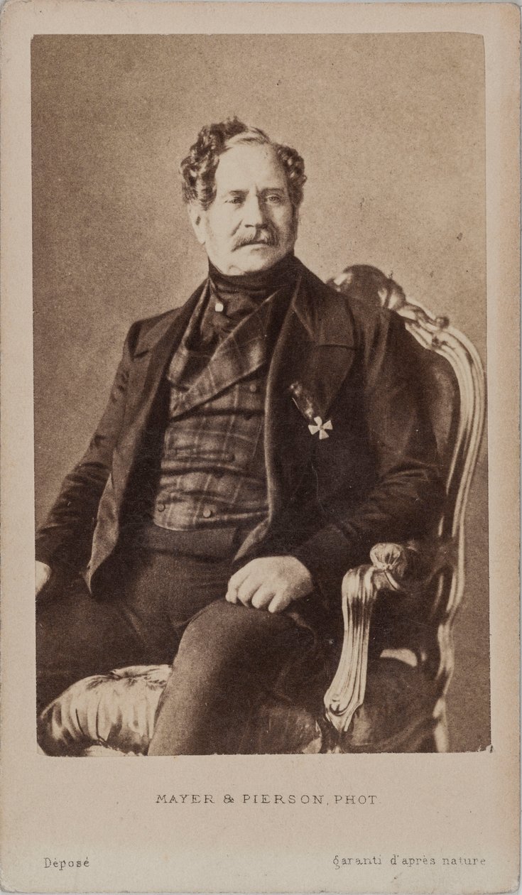 Retrato do Conde Nikolai Alexeyevich Orlov 1827-1885, c. 1875. de Photo studio Mayer and Pierson.
