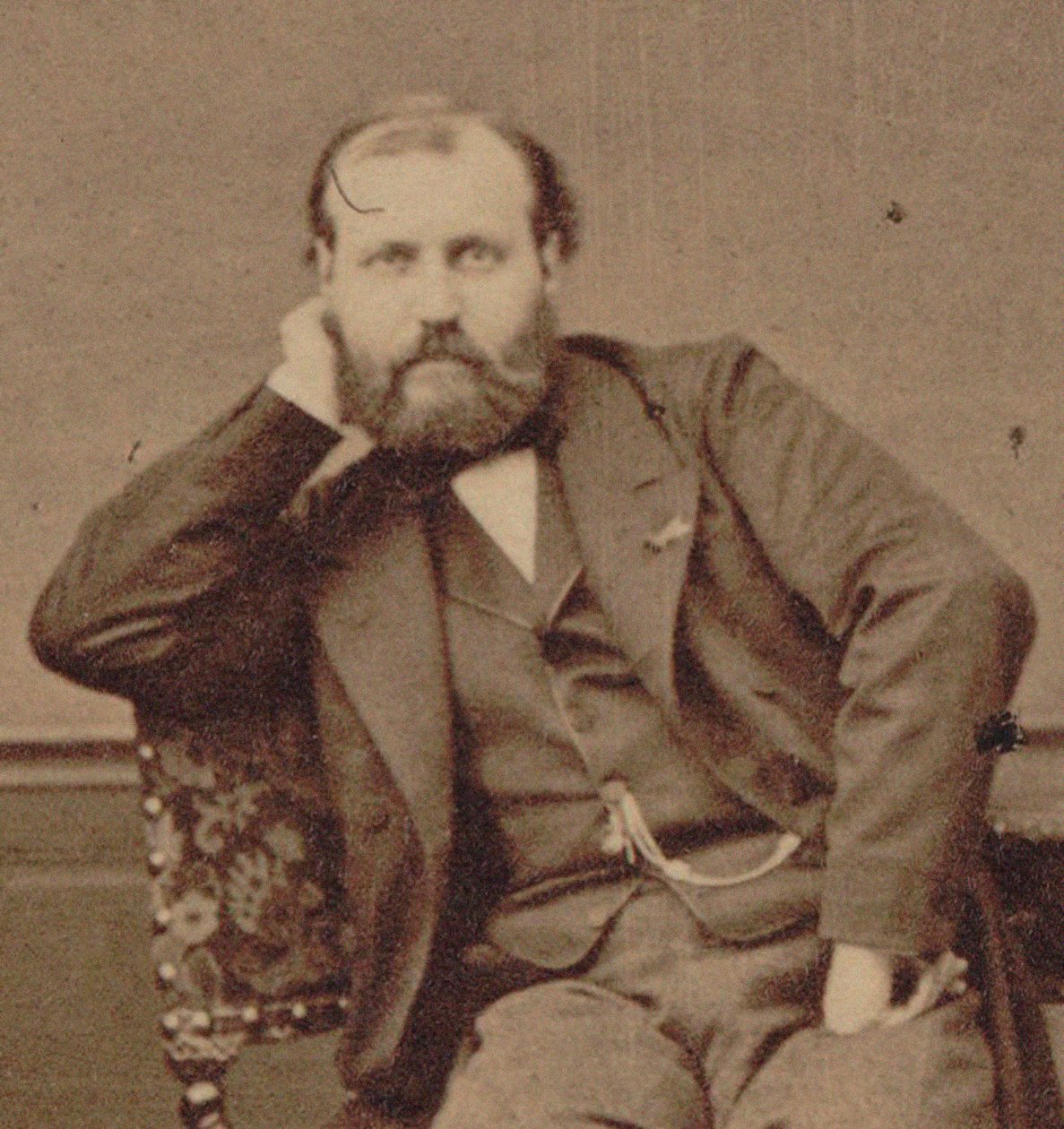 Retrato do compositor Charles Gounod 1818-1893, 1875. de Photo studio Mayer and Pierson.