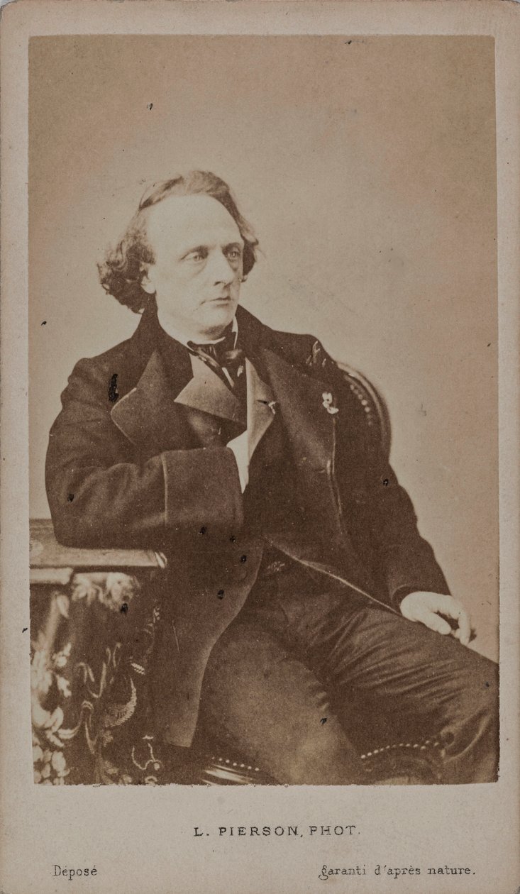 Retrato do pianista e compositor Henry Liitolff 1818-1891 . de Photo studio Mayer and Pierson.
