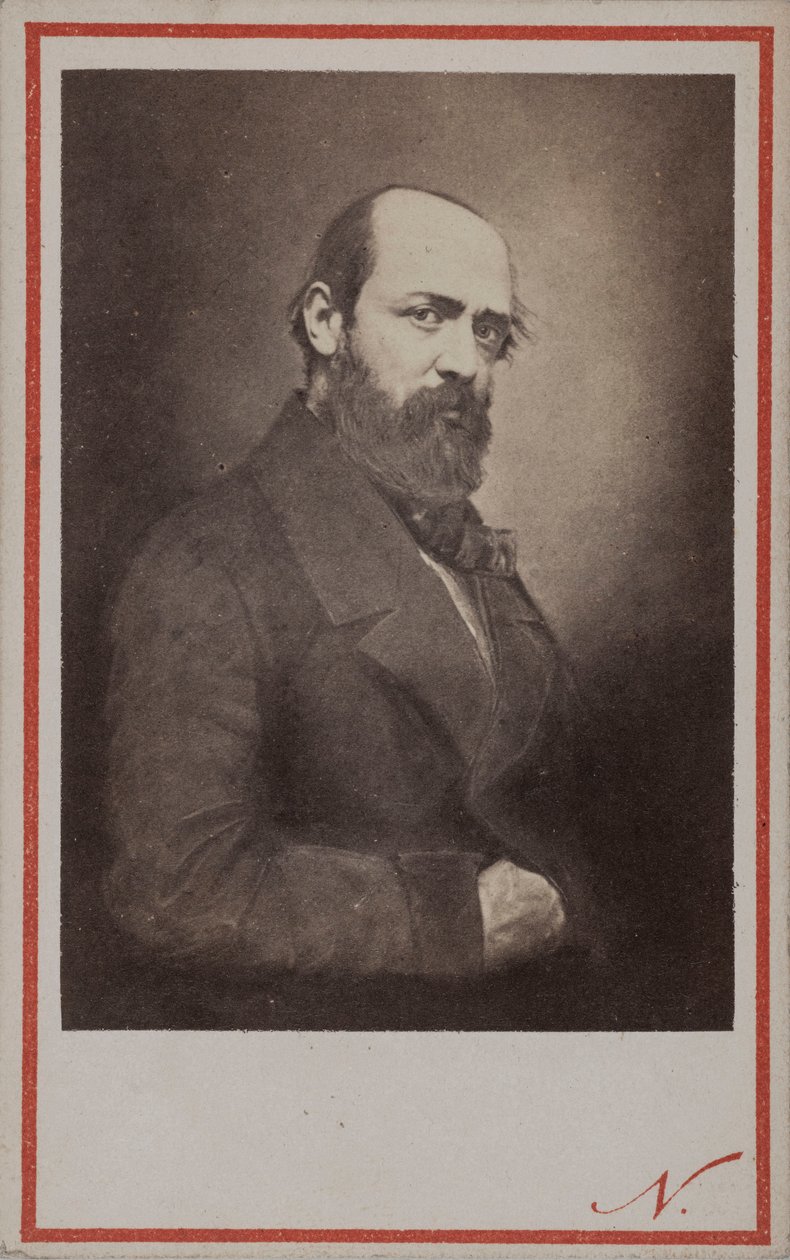 Retrato de Henri Murger 1822-1861, 1861. de Photo studio Nadar.