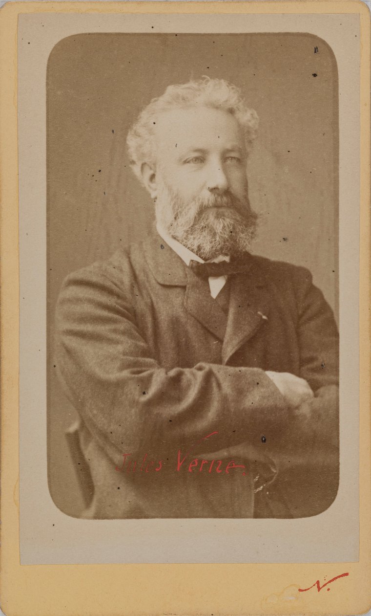 Retrato de Júlio Verne 1828-1905, c. 1870. de Photo studio Nadar.