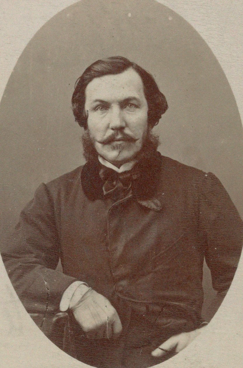 Retrato do pianista e compositor Alfred Quidant 1815-1893. de Photo studio Nadar.