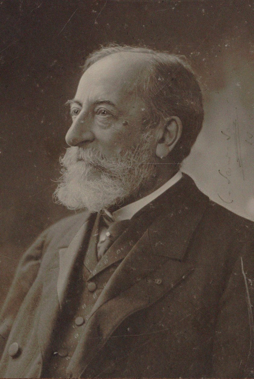 Retrato do compositor Camille Saint-Saëns 1835-1921, 1910. de Photo studio Nadar.