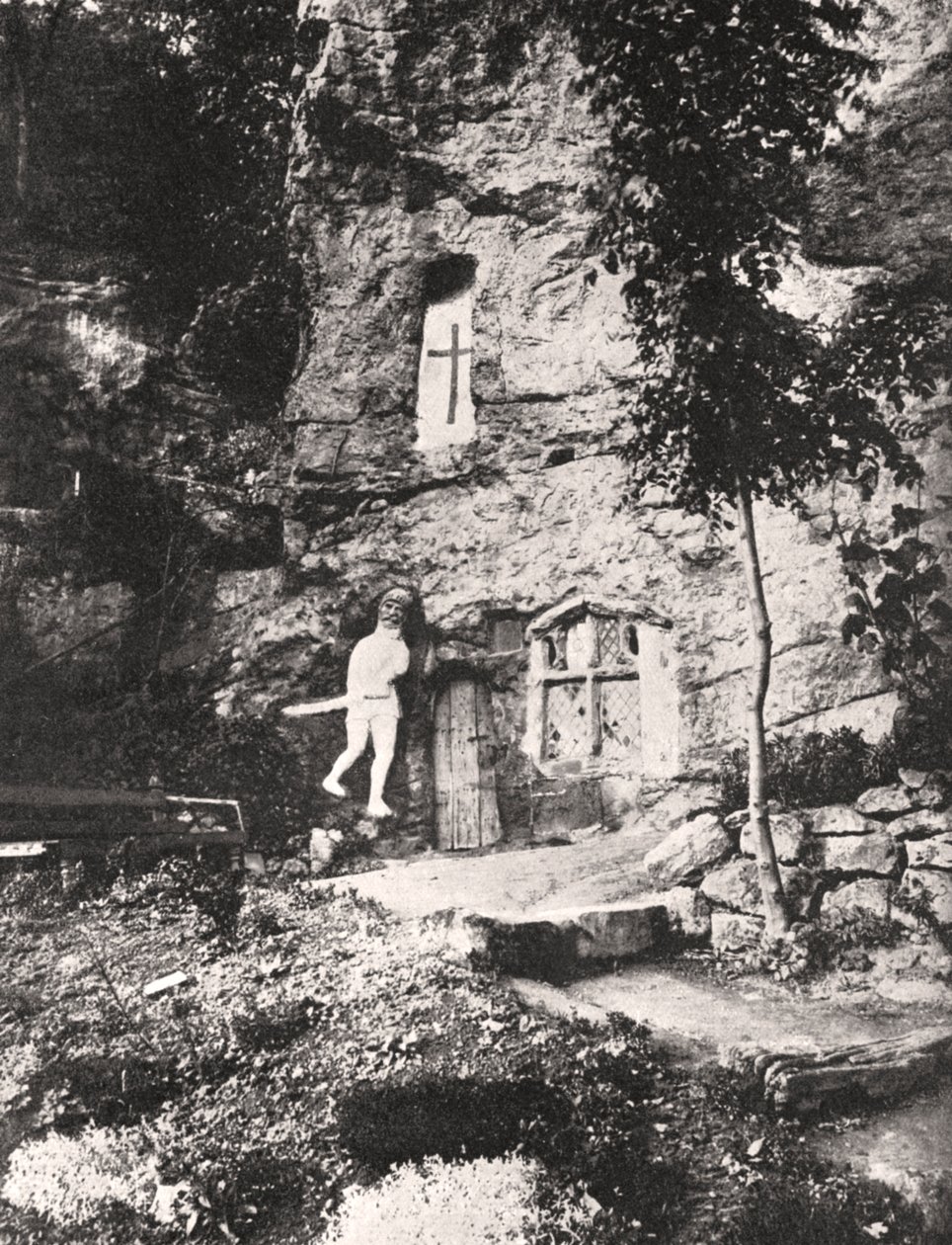 Capela de St.Roberts, Knaresborough, 1924-1926. de Photochrom Co Ltd of London