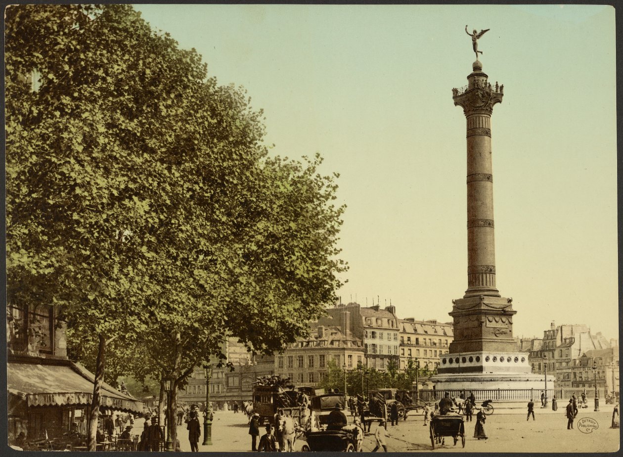 [Colonne de Juillet, Place de la Bastille, Paris, França]. de Photochrom Zürich