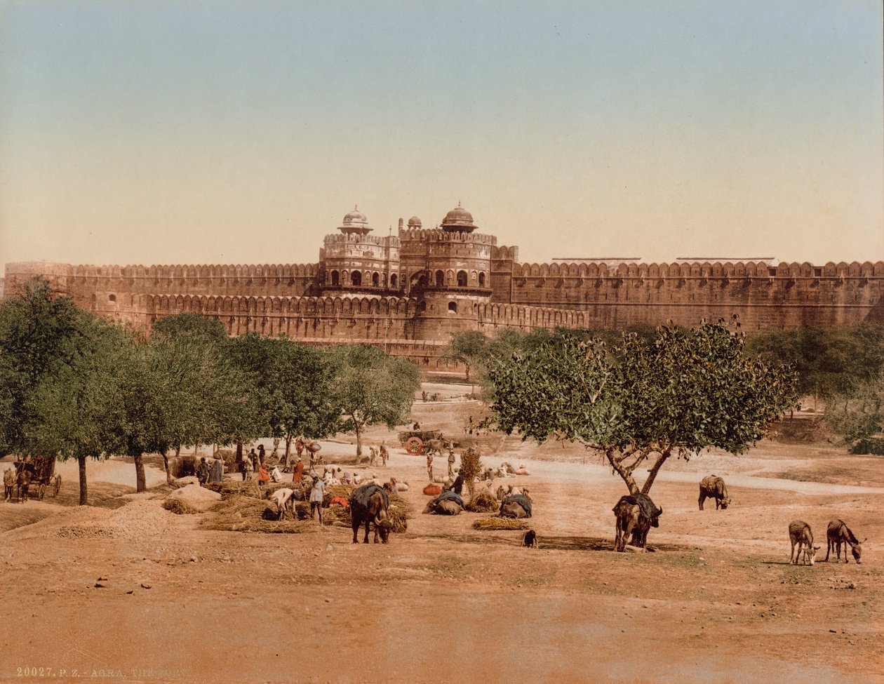 Agra. O forte de Photoglob Co. (Zurich, active c. 1890 1910)