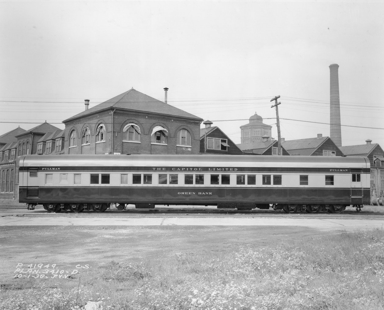 Carro, Midwest MS Pullman, bx.6, Fl.454, Green Bank de Photographer American