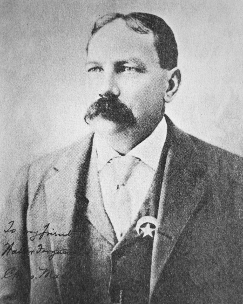 Chris Madsen (1851-1944) (foto a p/b) de Photographer American