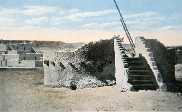Edifício Estufa, Novo México, c.1920 (foto) de Photographer American
