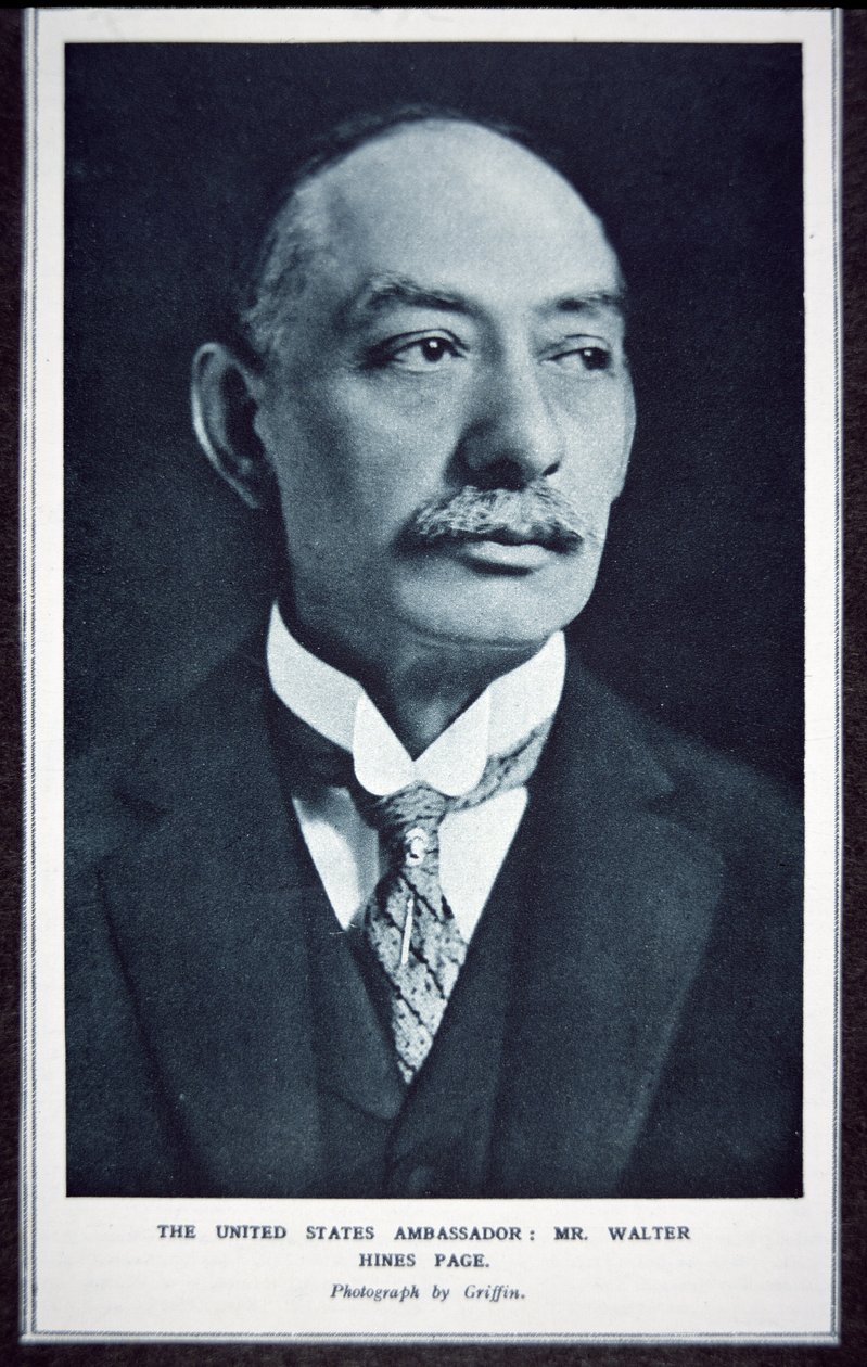 Walter Hines Page (1855-1918) (foto a p/b) de Photographer American