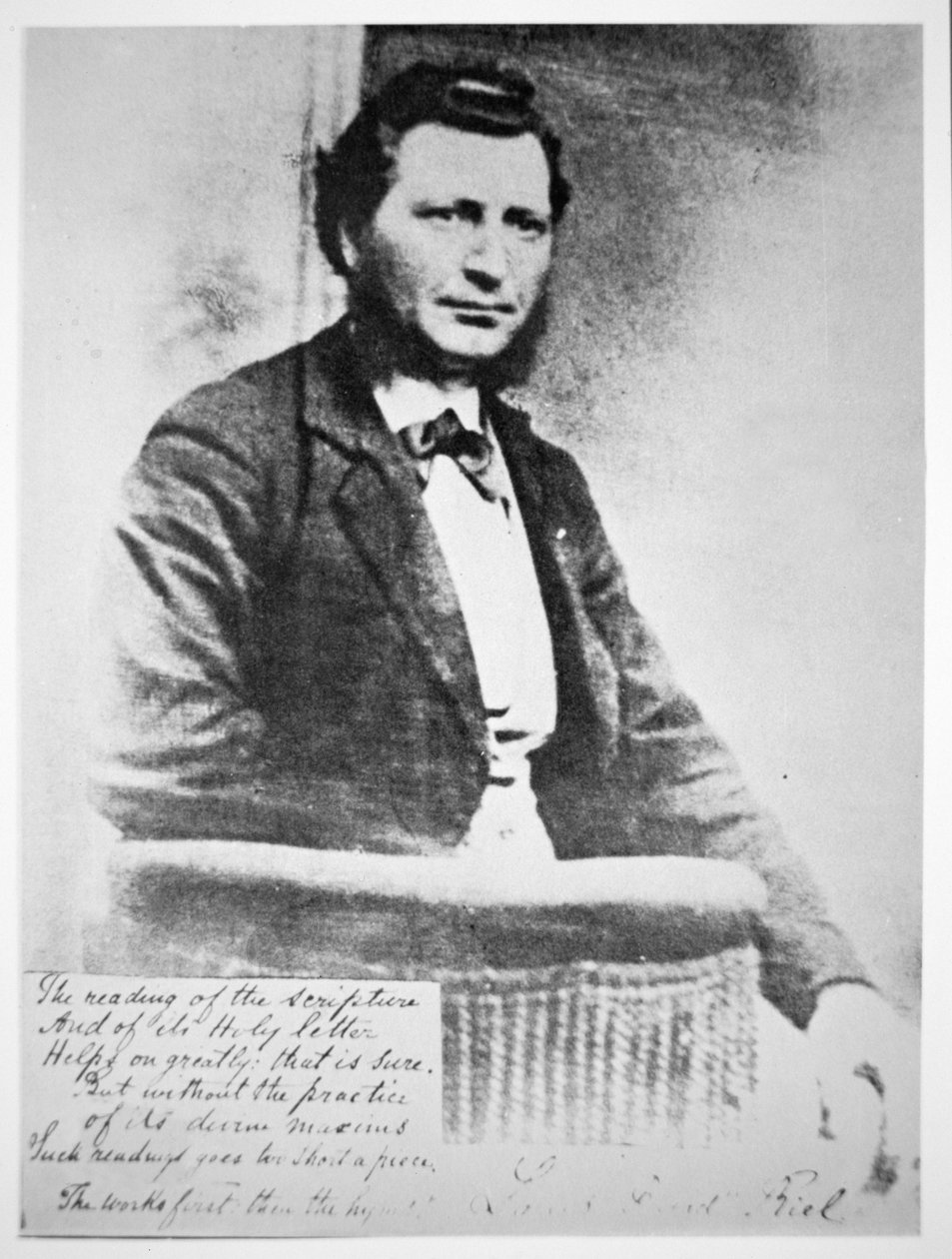 Louis Riel (foto a p/b) de Photographer Canadian