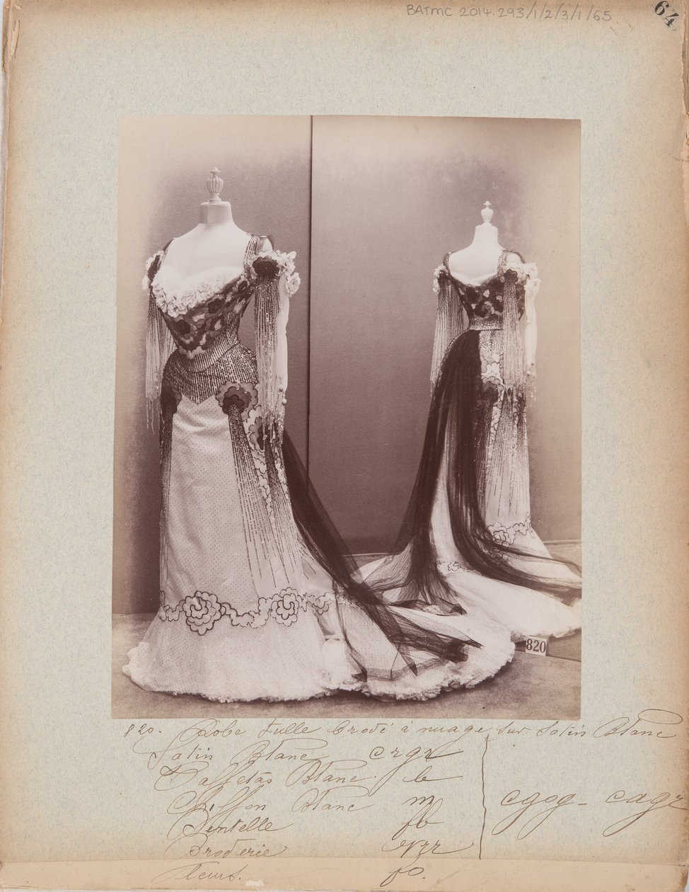 Página de Álbum: House of Worth, Vestido de Bola de Photographer French