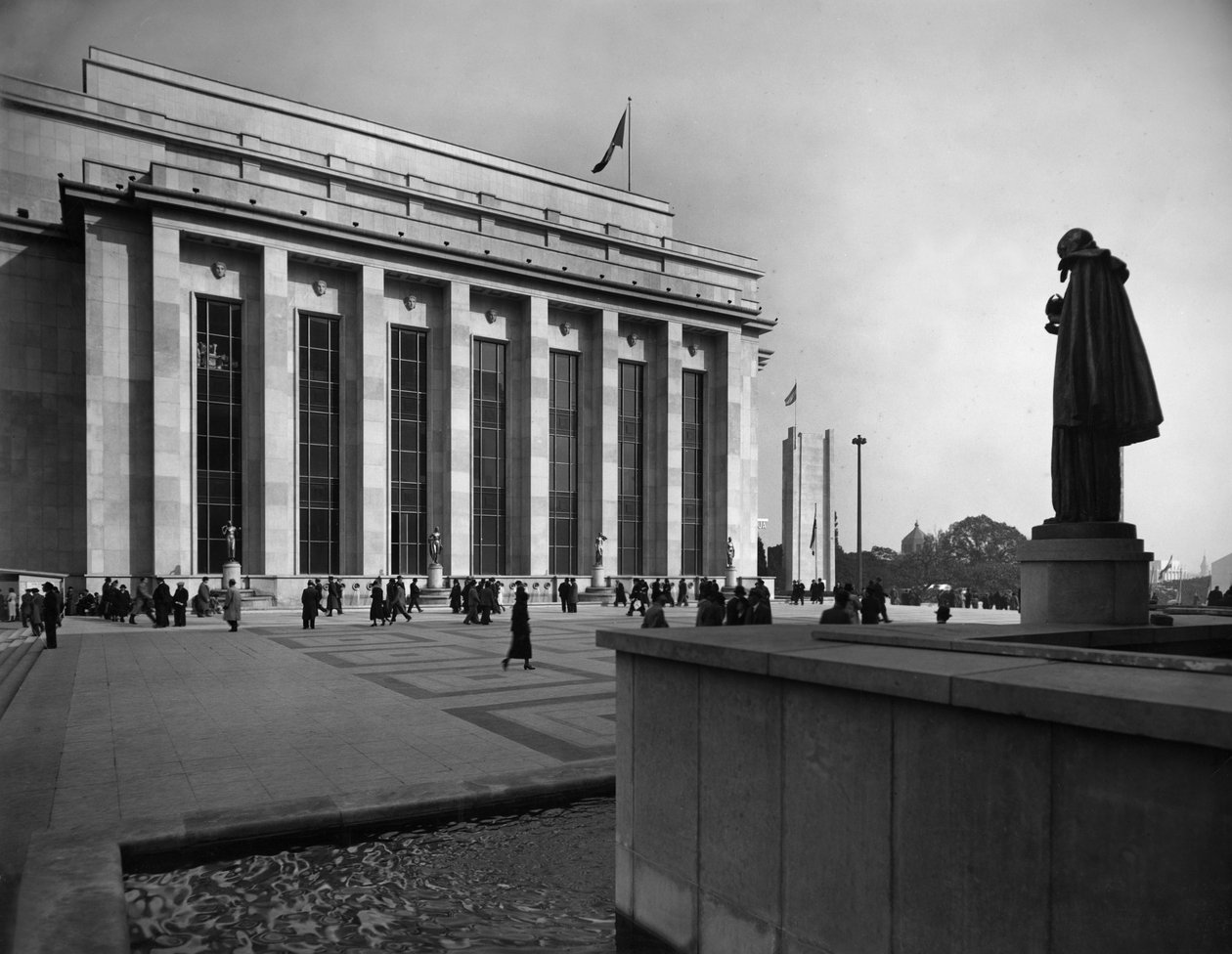Trocadero Esplanade in Paris de Photographer French