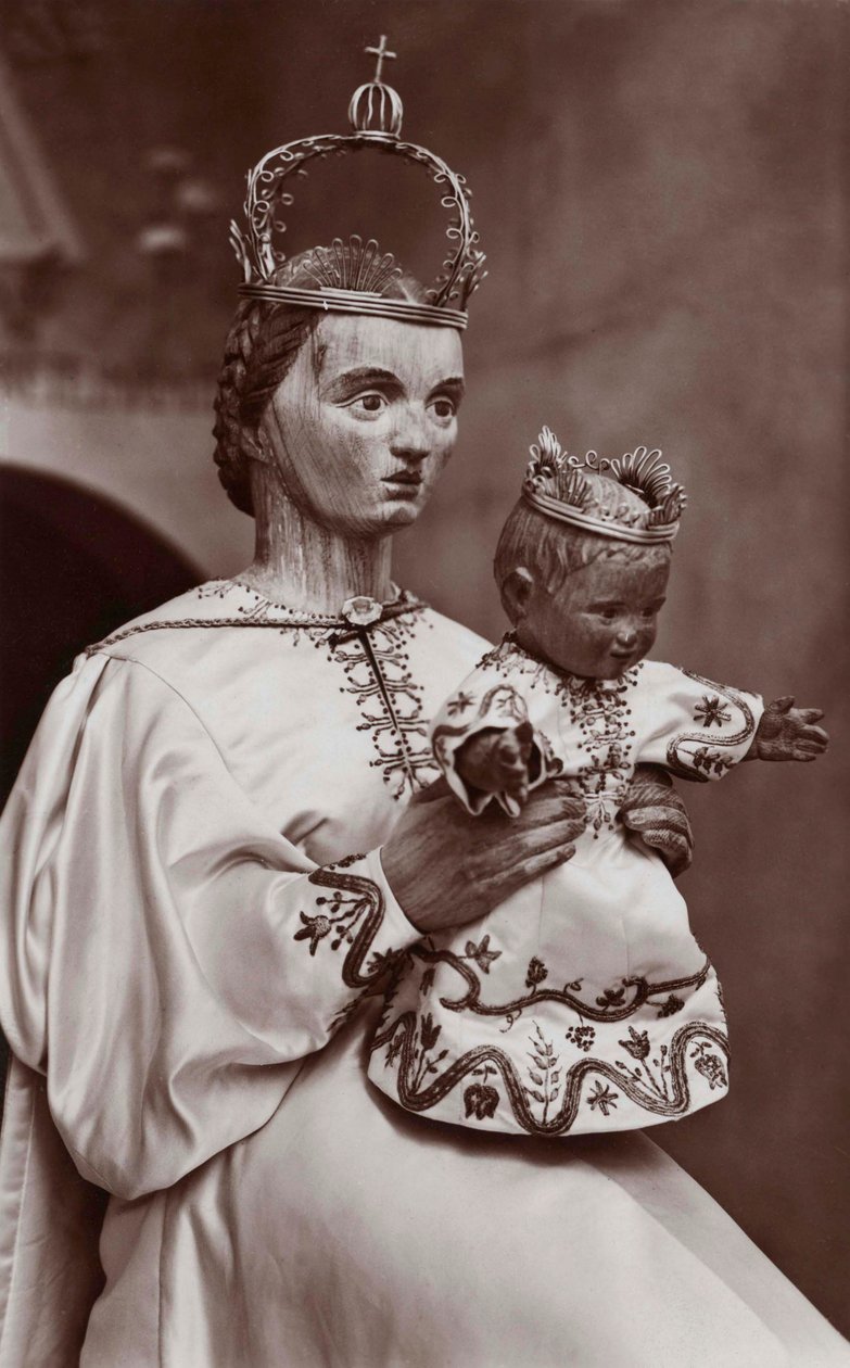 Virgem e Criança, Pavilhão Papal, Feira Mundial de Paris de Photographer French
