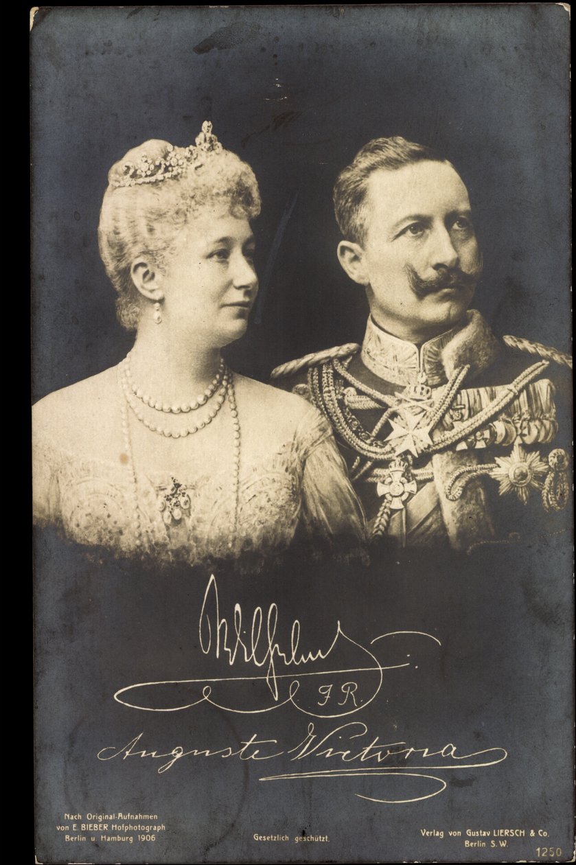 Imperador Wilhelm II, Auguste Viktoria, Liersch 1250 de Photographer German
