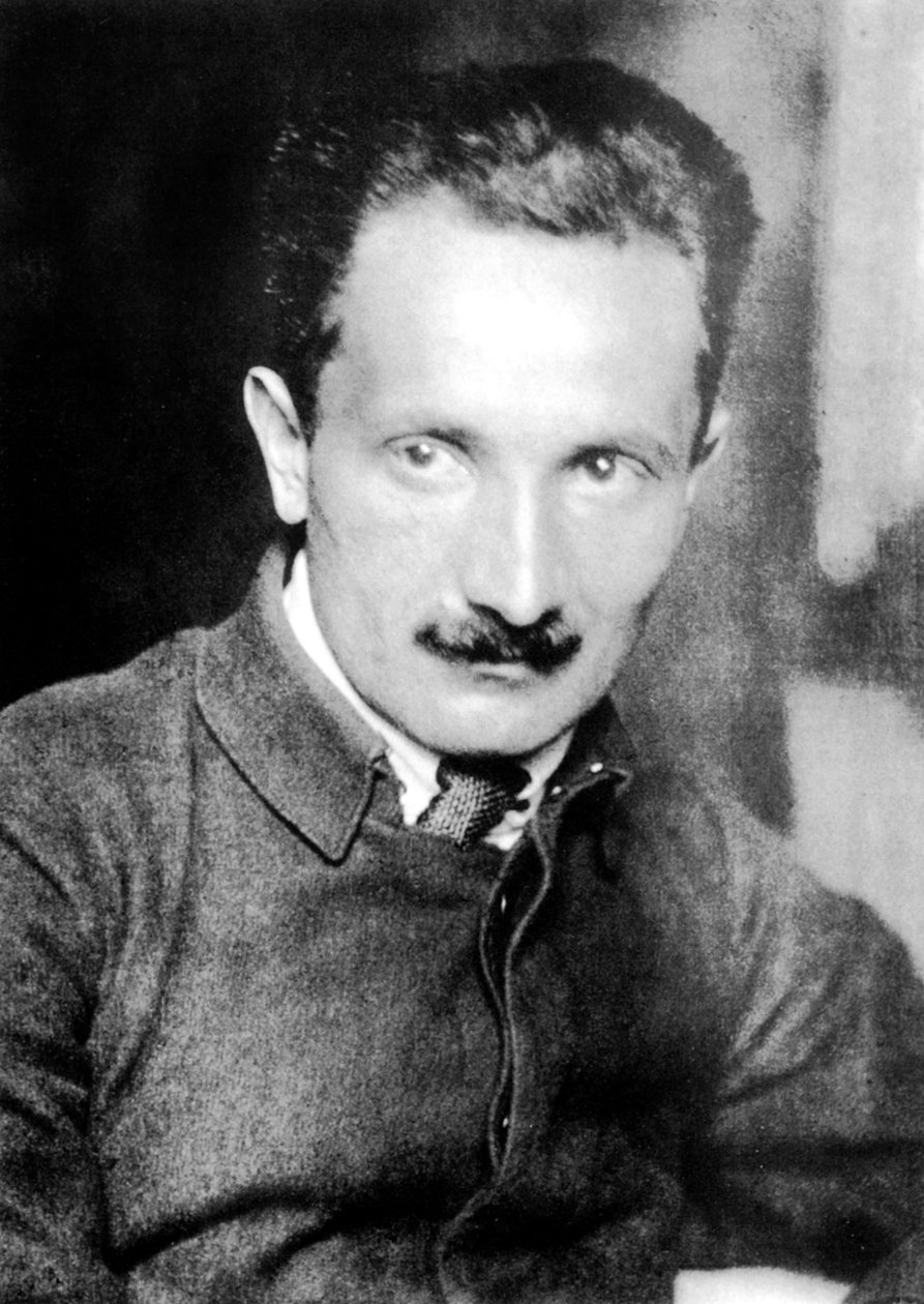 Martin Heidegger, c.1920 (fotografia a preto e branco) de Photographer German
