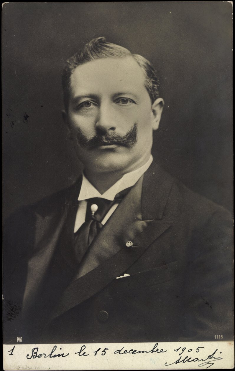 Jovem Kaiser Wilhelm II, Retrato, Bigode, RPH de Photographer German