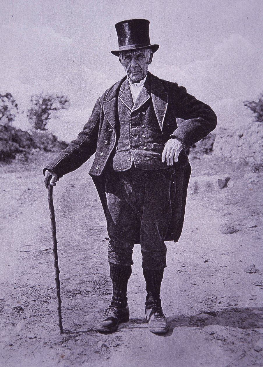 Cavalheiro irlandês do sul, c.1910 (foto a p/b) de Photographer Irish