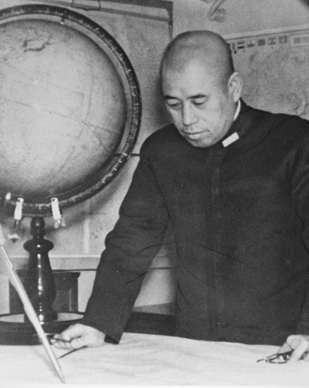Almirante Yamamoto (foto a p/b) de Photographer Japanese