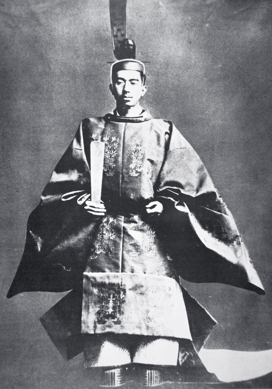 Hirohito, Imperador do Japão na sua entronização de Photographer Japanese