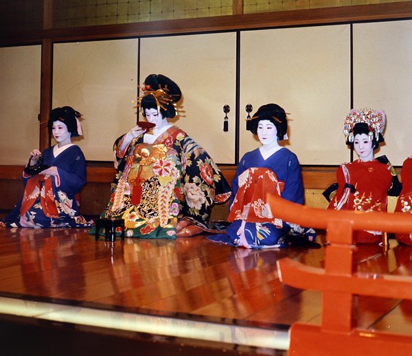 A Cerimônia do Chá no Japão (foto) de Photographer Japanese