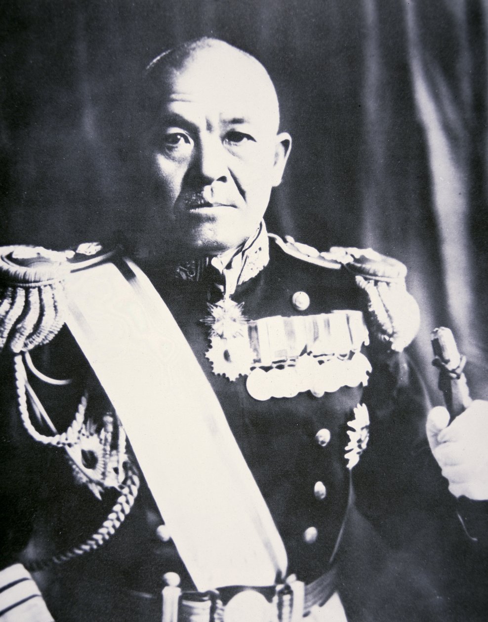 Vice-Almirante Chuichi Nagumo (foto a p/b) de Photographer Japanese