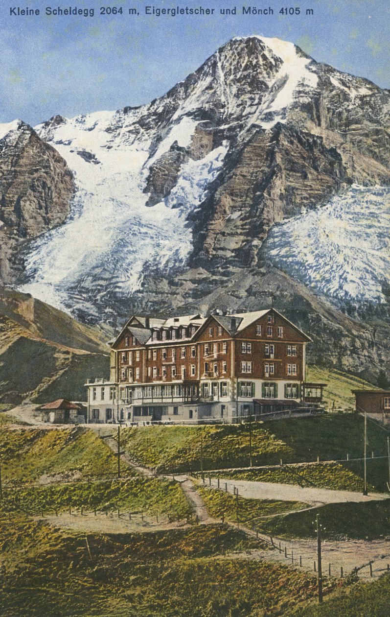 Kleine Scheidegg, Suíça (fotografia a cores) de Photographer Swiss