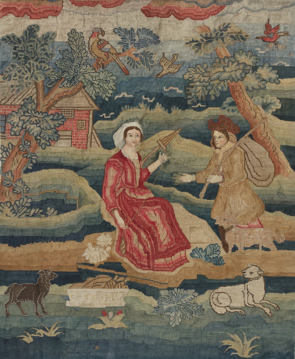 Painel de bordados, c. 1939. de Phyllis Dorr