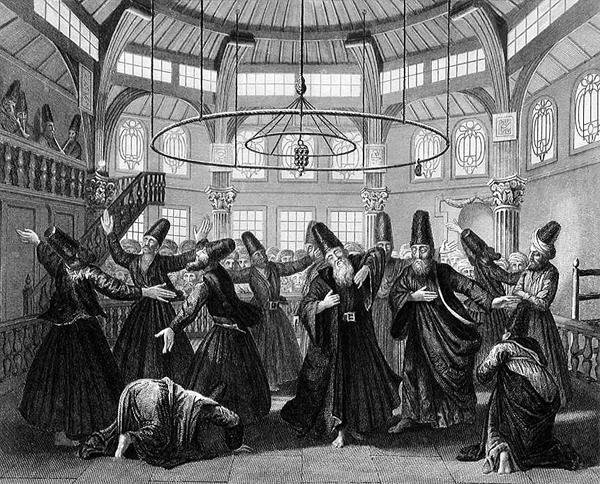 The Dance of the Dervishes, gravado por W. Forrest, de 