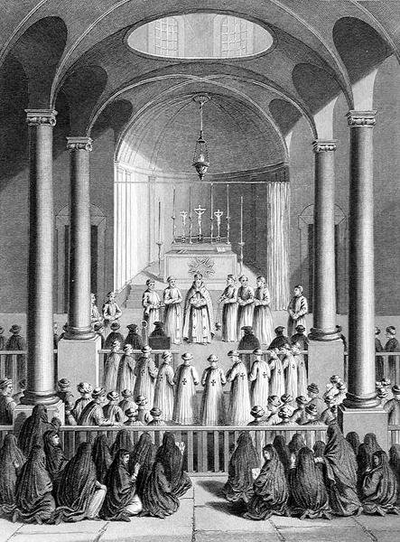 Adoração segundo a Igreja Armênia, gravada por T. Brown, de 