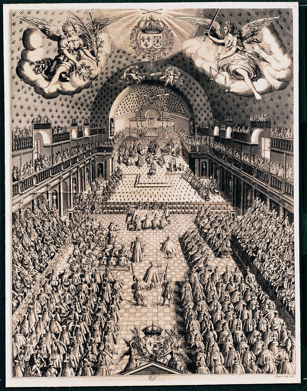 Os estados gerais no teatro Bourbon, 27 de outubro de 1614 de Picquet
