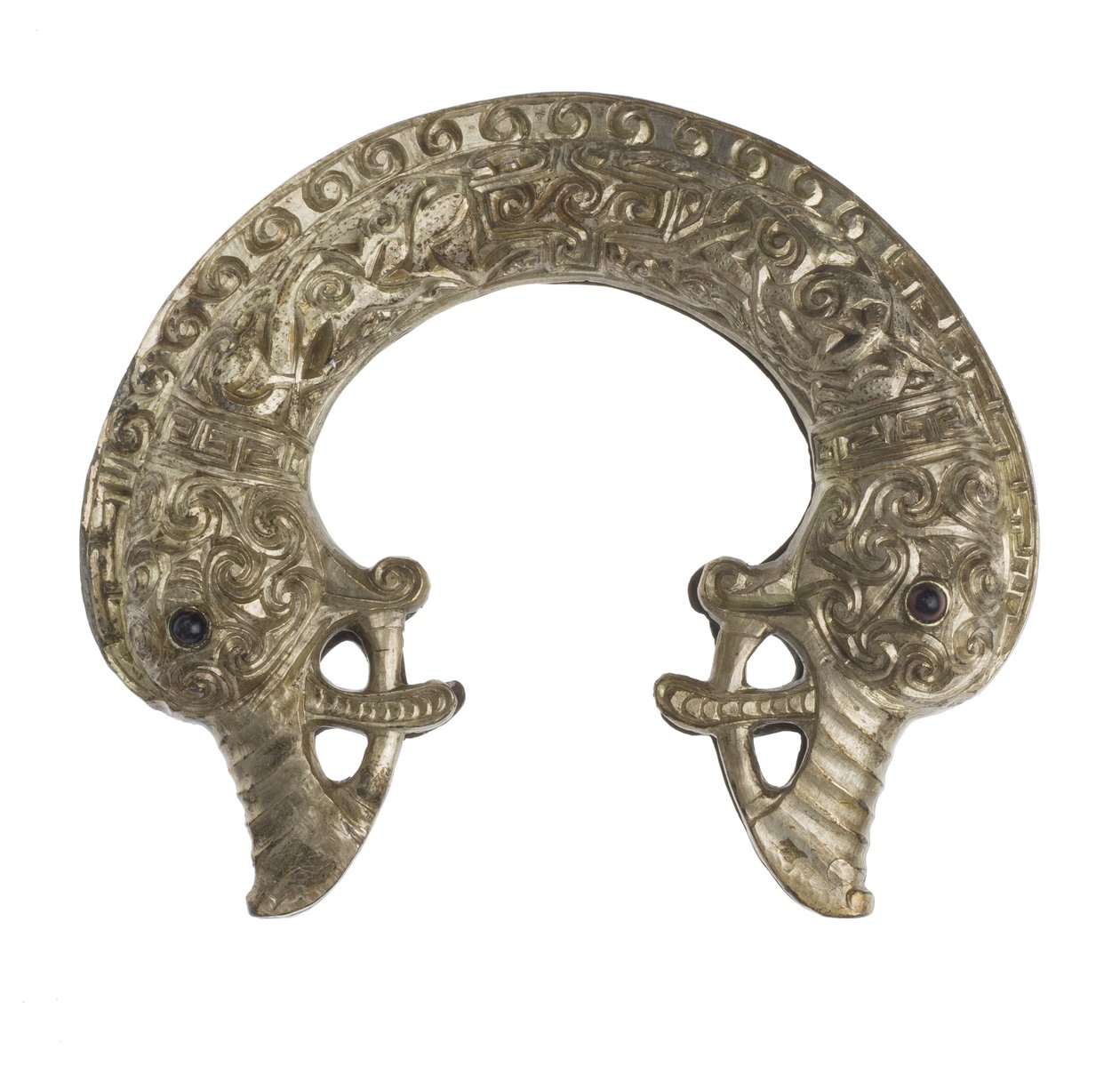 Capa de bainha da Ilha de São Niniano (prata e vidro) de Pictish