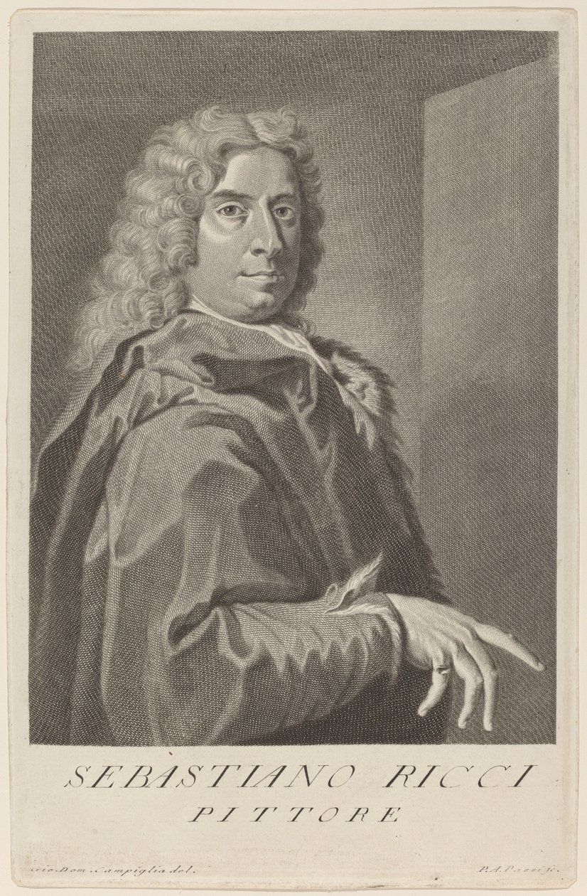 Sebastiano Ricci de Pier Antonio Pazzi after Giovanni Domenico Campiglia