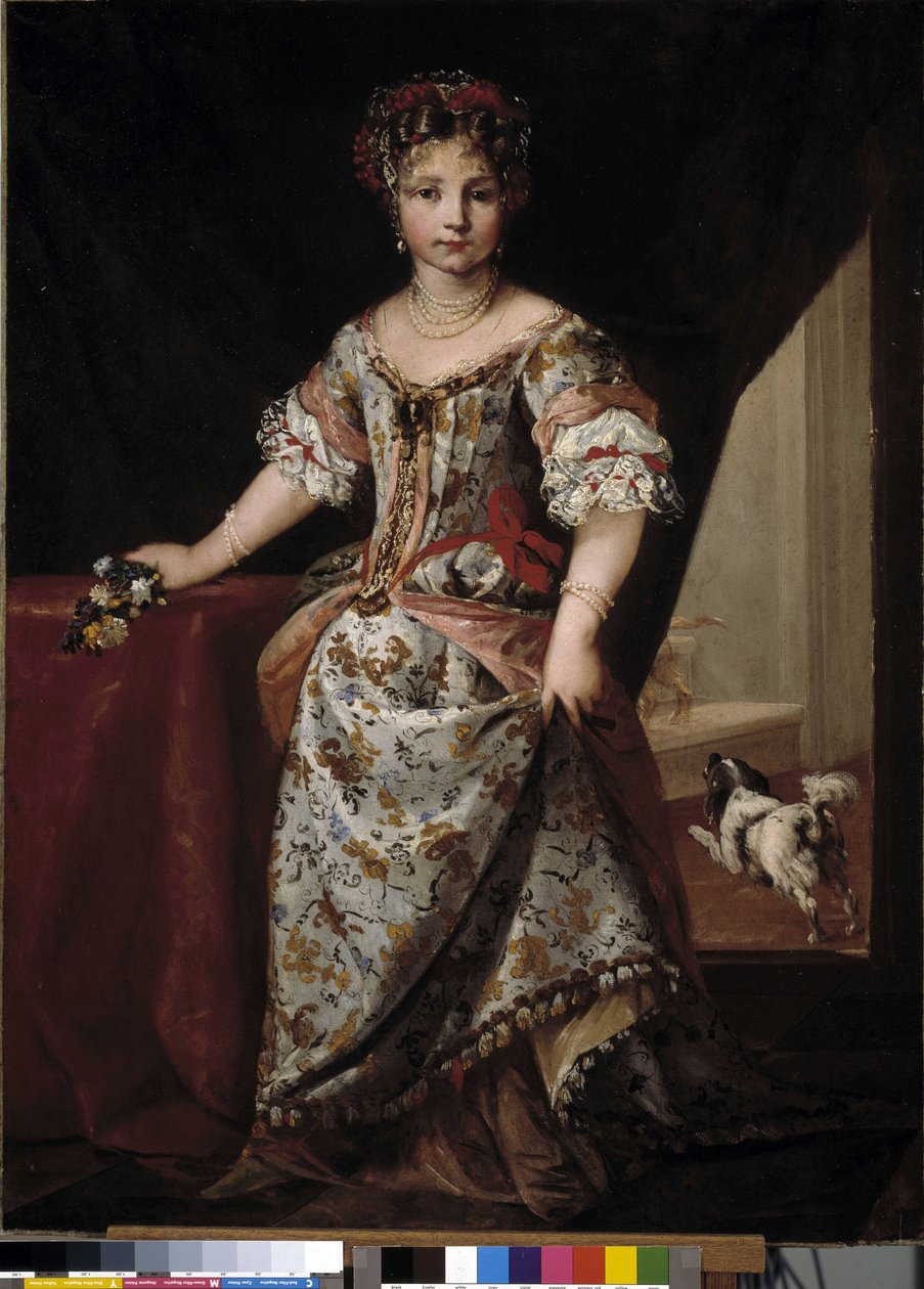 Retrato de uma princesa (óleo sobre tela) de Pier Francesco Cittidani