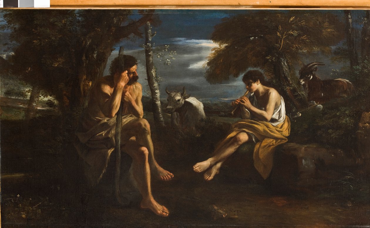 Mercúrio colocando Argus para dormir, c.1645-55 de Pier Francesco Mola