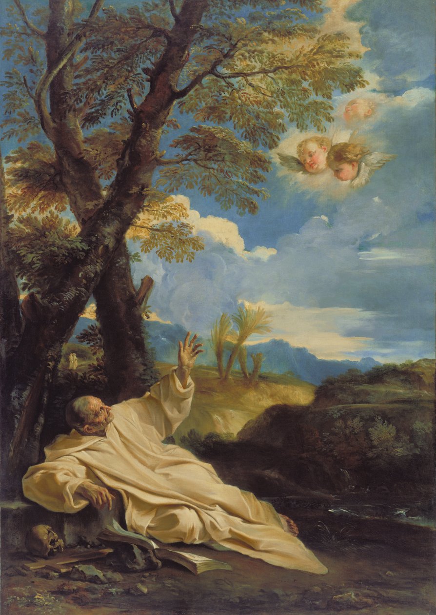 A visão de São Bruno de Pier Francesco Mola