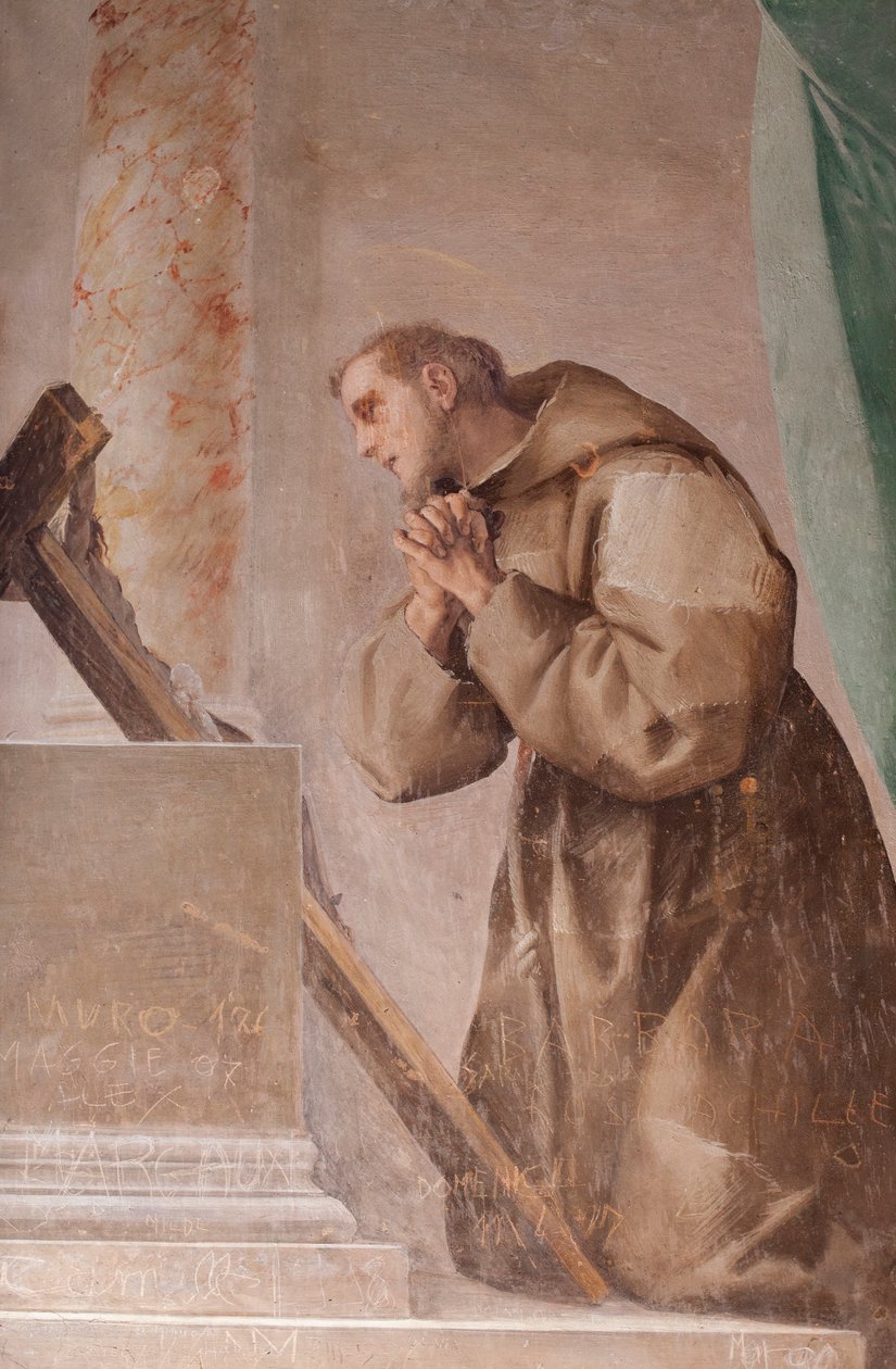 A oração de São Francisco pela salvação de Pier Francesco Morazzone