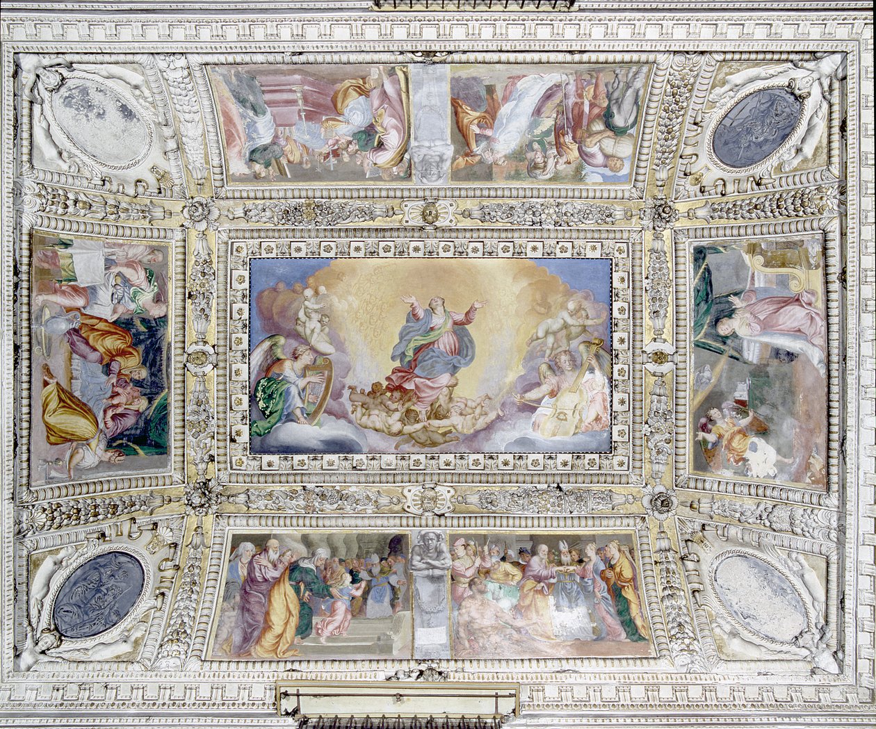 Cenas da Vida da Virgem Maria e da Assunção, c.1600-25 de Pier Francesco Morazzone