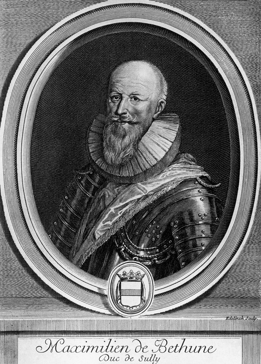 Retrato de Maximilien de Bethune de Blaise Nicolas Le Sueur